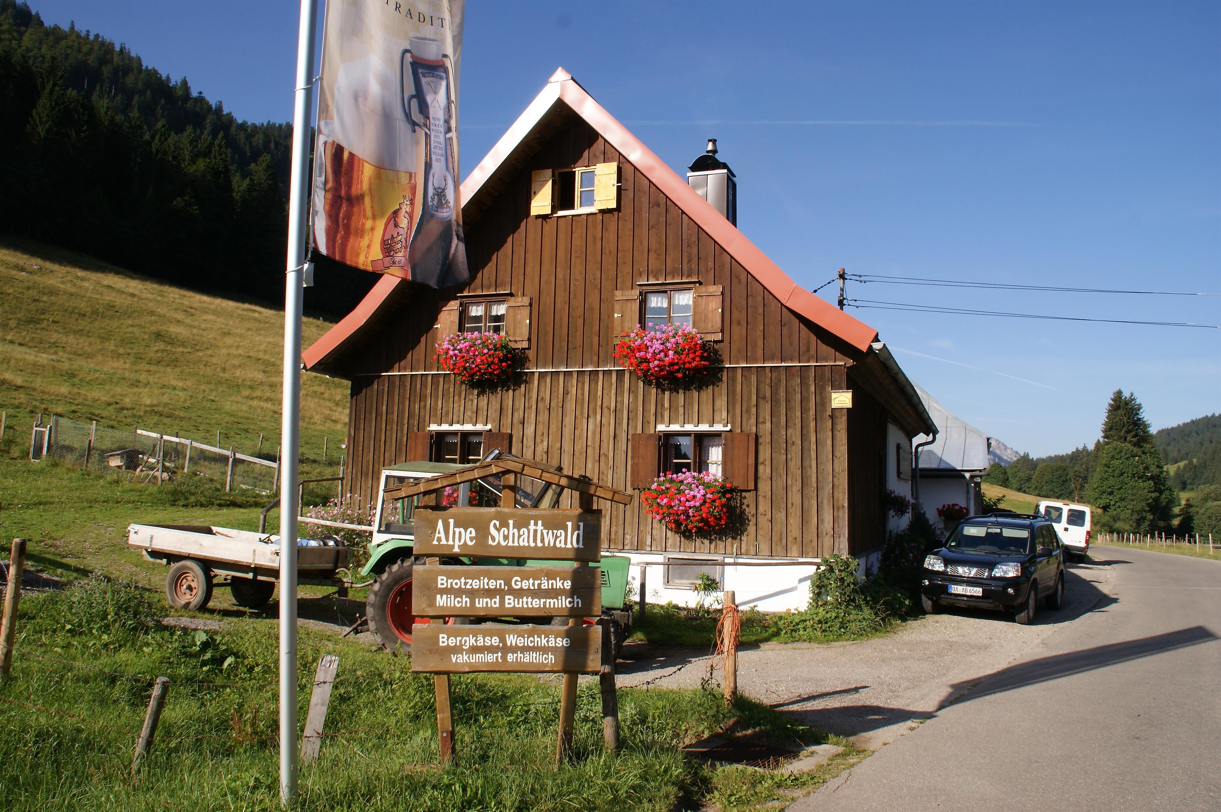 Alpwanderung zur Sennalpe Schattwald im Naturpark Nagelfluhkette