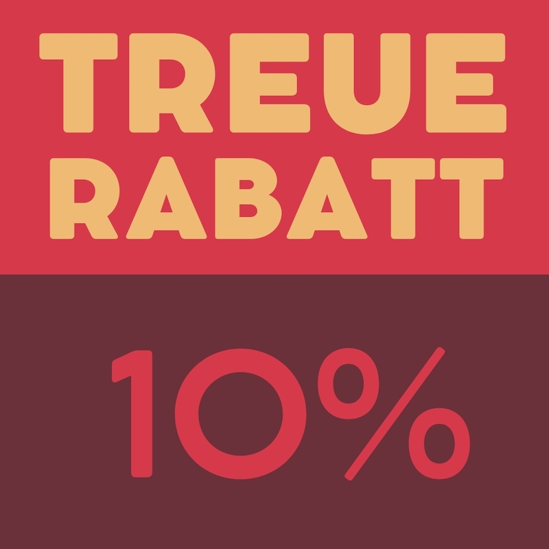 2 Stücke: 10% Rabatt
